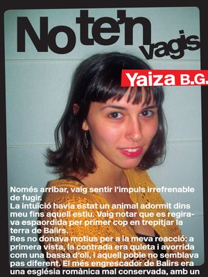 cover image of No te'n vagis